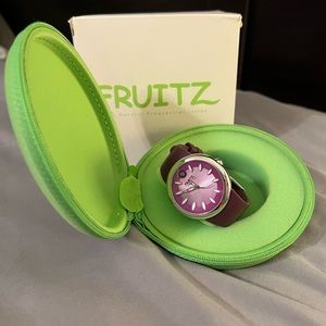 Philip Stein Womens Fruitz Plum Watch